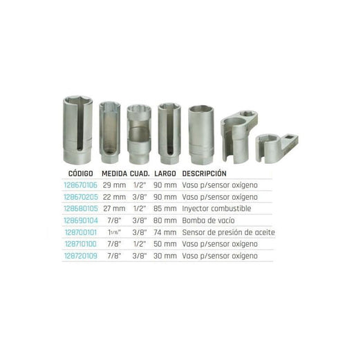 Teng Tools 1/2" Special Auto Sockets 29mm Oxygen Sensor Socket Teng Tools - Dynamic Drive