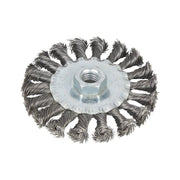 Bluespot Tools Flat Twist Knot Wire Wheel 100mm M14 X 2 BlueSpot Tools - Dynamic Drive