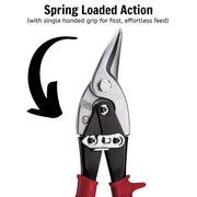 Teng Tools Tin Snip High Leverage Left/Straight Teng Tools - Dynamic Drive
