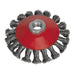 Sealey Conical Wire Brush 100mm M10 x 1.5mm CWB100 Sealey  - Dynamic Drive