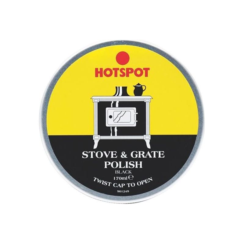 Hotspot Black Stove & Grate Polish Tin 170g Hotspot - Dynamic Drive