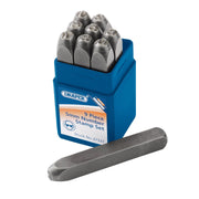 Draper 0 - 9 Number Stamp Set, 3/16" 37337 Draper - Dynamic Drive