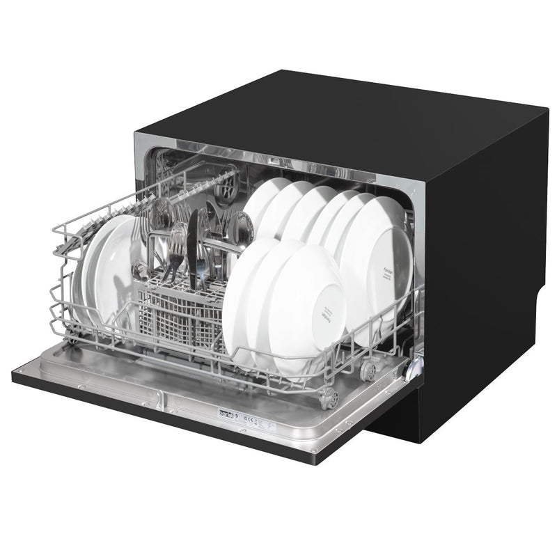 Baridi Tabletop Dishwasher 6 Place Settings 6.5L Capacity - Black DH85 Baridi - Dynamic Drive