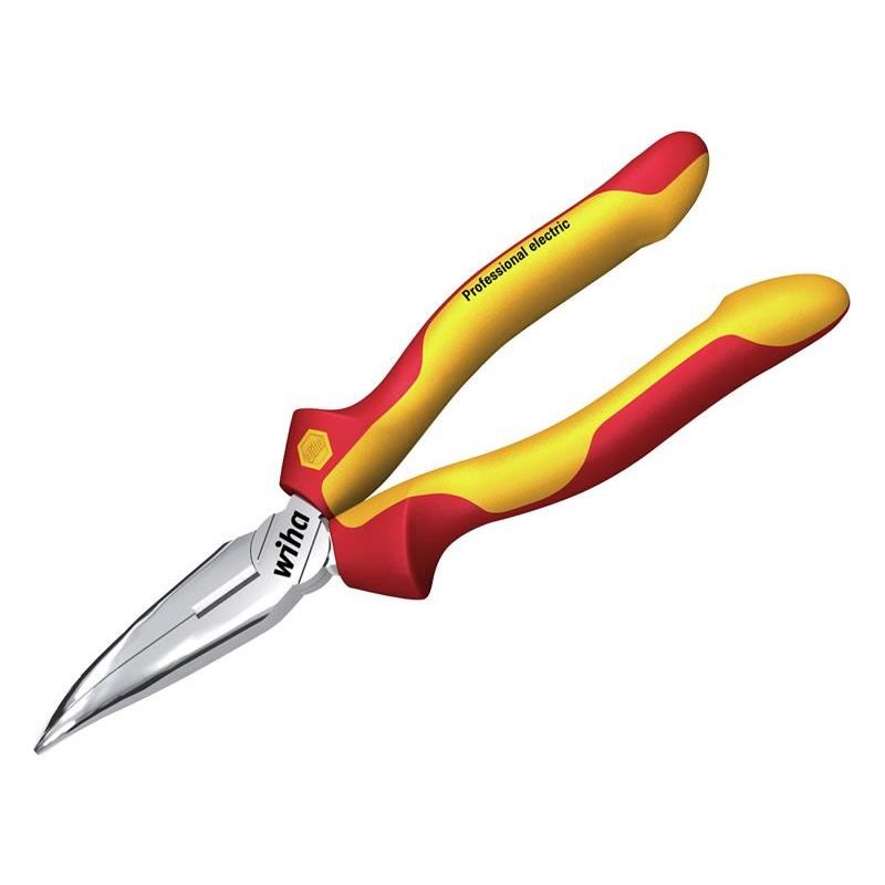 Wiha Professional electric Bent Needle Nose Pliers 200mm Wiha - Dynamic Drive
