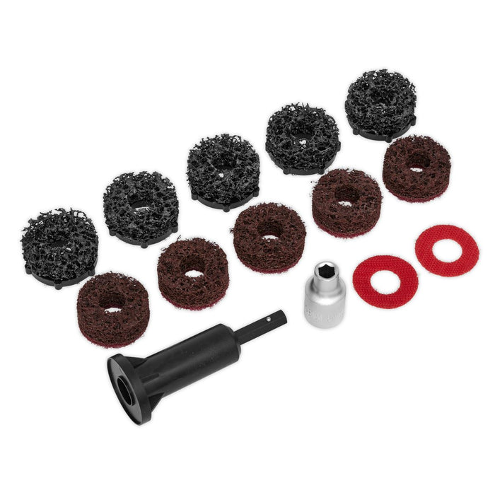 Sealey Stud Hub Cleaner 14pc VS8002 Sealey - Dynamic Drive