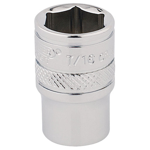 Draper HI-TORQ 6 Point Socket, 1/4" Sq. Dr., 7/16" 48942 Draper - Dynamic Drive