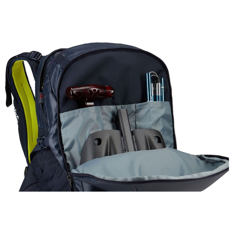Thule Upslope 35L Removable Airbag 3.0 ready* Ski and Snowboard Rucksack Lime Punch green Ski and snowboard backpack Thule - Dynamic Drive