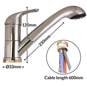 Single Lever Kama Julia Shower Mixer for Caravan/Motorhome Nova - Dynamic Drive