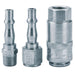 Draper 1/4" PCL BSP Air Line Coupling Set (3 Piece) 37844 Draper - Dynamic Drive