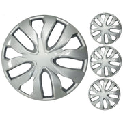 Set of 4 17" Octane Multi Spoke Grey Wheel Trims Hub Caps Covers Simply  - Dynamic Drive