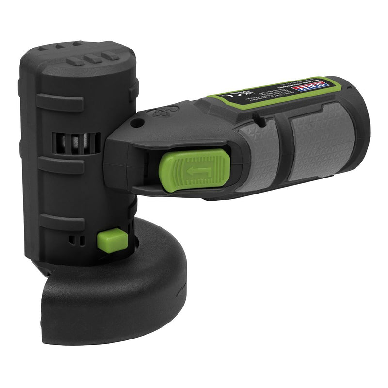 Sealey Cordless Angle Grinder Kit 10.8V 2Ah SV10.8 Series85mm CP108VAG Sealey - Dynamic Drive