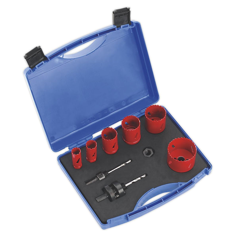 Sealey Hole-Saw Kit Plumber'S 9Pc Sealey - Dynamic Drive