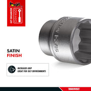 Teng Tools 1/2" Socket 12 pt AF 1-1/4" Teng Tools - Dynamic Drive
