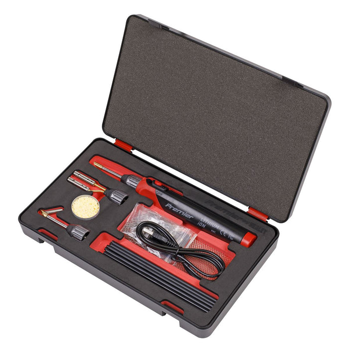 Sealey Lithium-ion Rechargeable Plastic Welding Repair Kit 30W SDL14 Sealey - Dynamic Drive