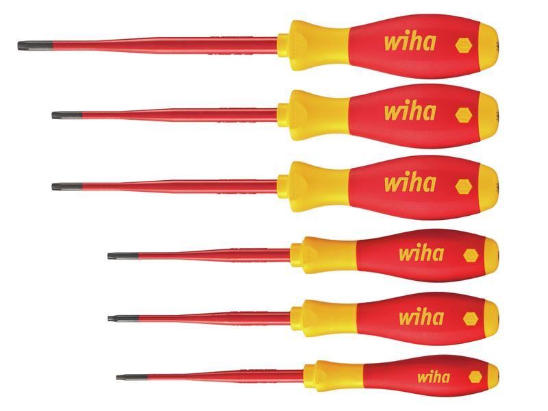 Wiha SoftFinish® electric slimFix TX/TR Screwdriver Set, 6 Piece Wiha - Dynamic Drive