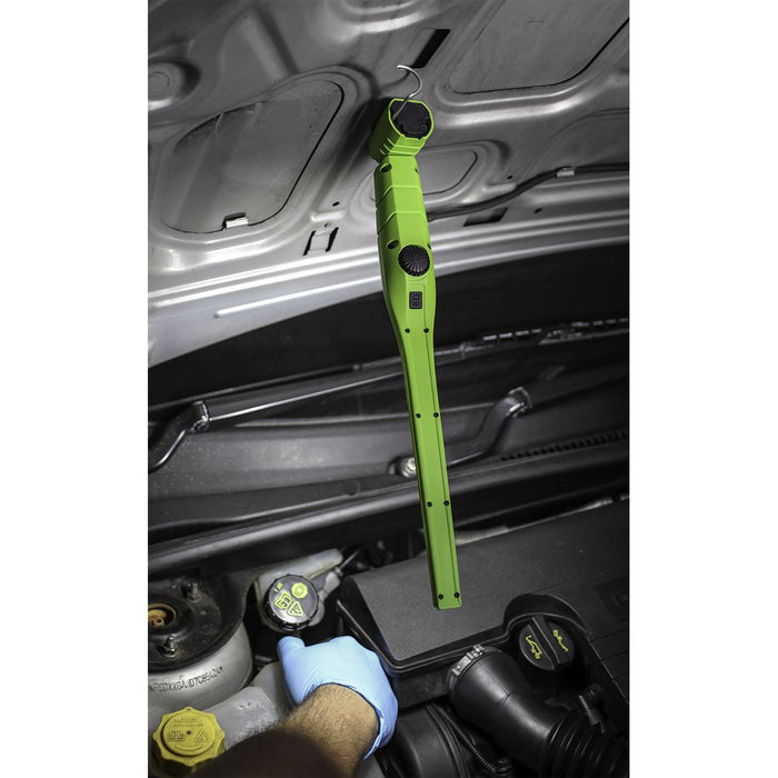 Sealey LED3604G Rechargeable 360° Slim Inspection Lamp 16 SMD LED + 1W LED Green Sealey  - Dynamic Drive