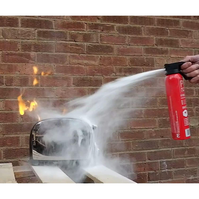600G Gram Bc Powder Fire Extinguisher Car Home Caravan Van Portable Compact Fireblitz  - Dynamic Drive
