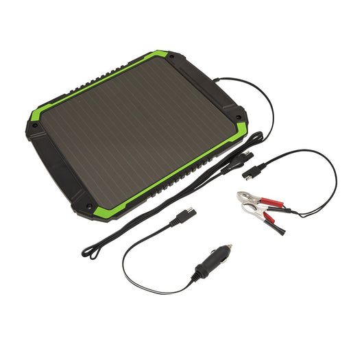 Sealey SPP03 12v Vehicle Solar Panel Trickle Battery Charger, Car, Caravan Sealey  - Dynamic Drive