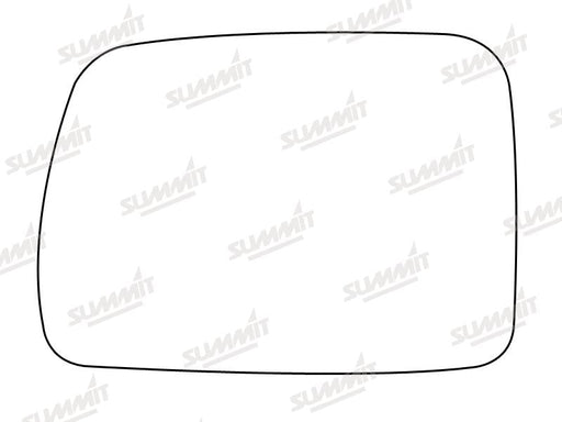 Summit Stick-On Standard Mirror Glass fits BMW X5 00 on LHS Summit - Dynamic Drive