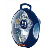 Osram Minibox H1 mobile lamp headlamp +5 spare lamps +3 flat fuses - white/Blue Osram - Dynamic Drive