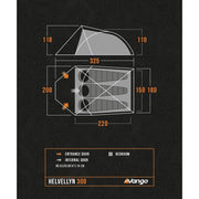 Vango Helvellyn 300 Tent Pamir Green Vango - Dynamic Drive