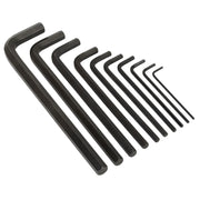 Sealey Extra-Long Hex Key Set 10pc Metric S0639 Sealey - Dynamic Drive