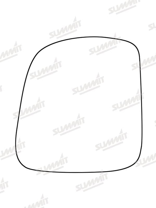 Summit Heated Base Plate With Commercial Mirror Glass fits VW Transporter T5 03 to 14 RHS Summit - Dynamic Drive