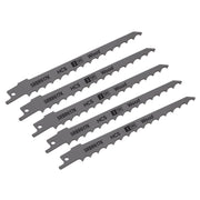 Sealey Reciprocating Saw Blade Pruning & Coarse Wood 150mm 3tpi Pack of 5 Sealey - Dynamic Drive