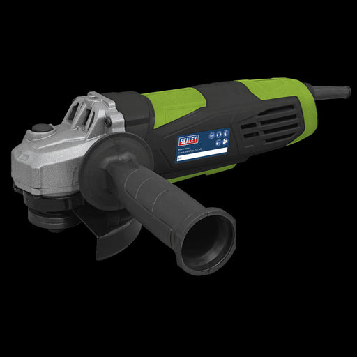 Sealey SG115E Angle Grinder 115mm 750W 230V Green Heavy Duty Sealey - Dynamic Drive