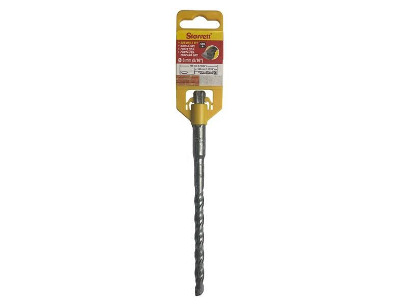 Starrett SDS Plus 2 Point Drill Bit 8 x 160mm Starrett - Dynamic Drive