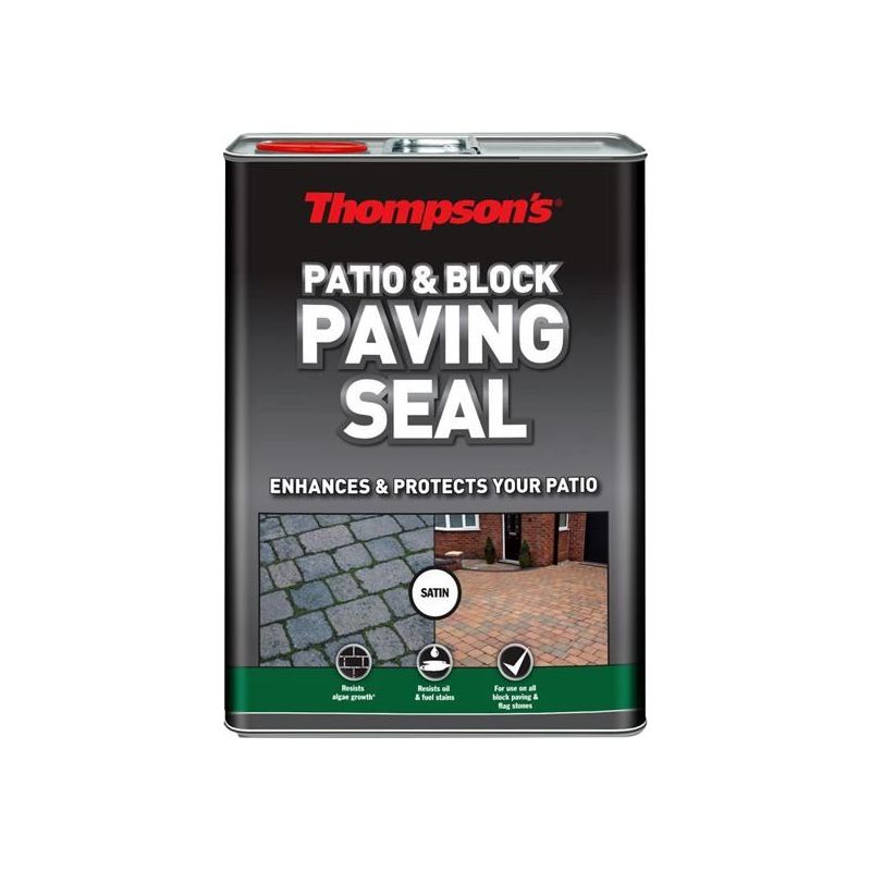 Ronseal Thompson's Patio & Block Paving Seal Satin 5 litre Ronseal - Dynamic Drive