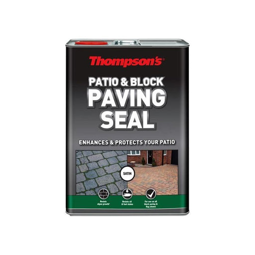 Ronseal Thompson's Patio & Block Paving Seal Satin 5 litre Ronseal - Dynamic Drive