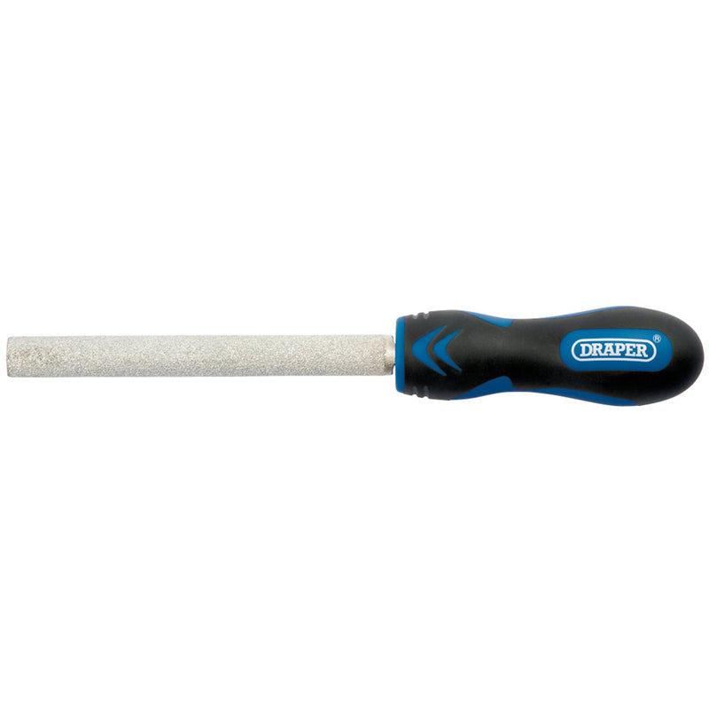 Draper Soft Grip Half Round Tiling File, 140mm 49421 Draper - Dynamic Drive