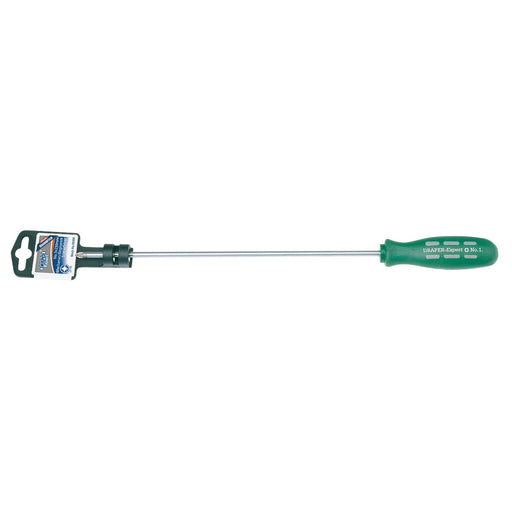 Draper Long Reach Mechanic's/Engineers PZ Type Screwdriver, No.1 x 250mm 55508 Draper - Dynamic Drive
