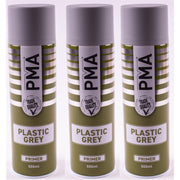 Autotek Professional Grey Plastic Primer 500ml Spray Paint High Coverage Autotek - Dynamic Drive