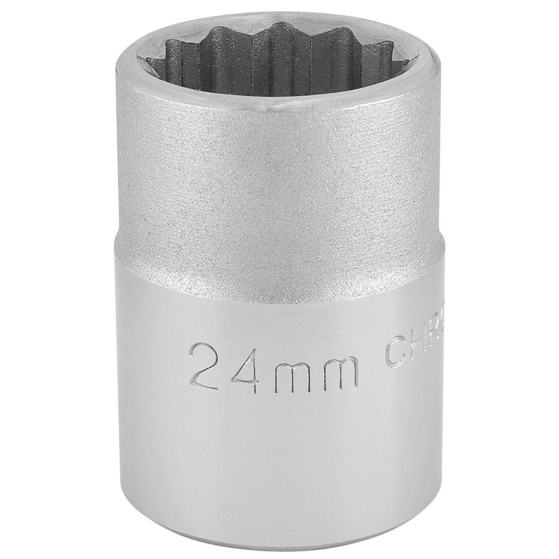 Draper 12 Point Socket, 3/4" Sq. Dr., 24mm 16692 Draper - Dynamic Drive