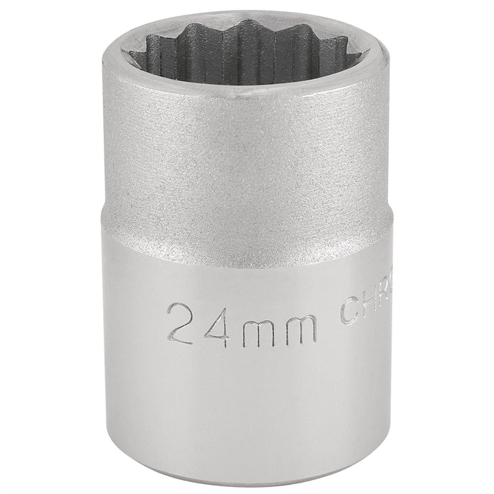 Draper 12 Point Socket, 3/4" Sq. Dr., 24mm 16692 Draper - Dynamic Drive