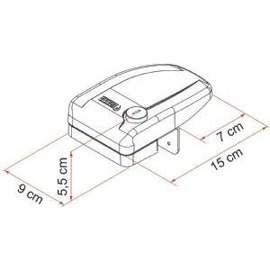 Fiamma Safe Door Frame 3 Grey New 08022-02G Fiamma - Dynamic Drive