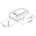 Fiamma Safe Door Frame 3 Grey New 08022-02G Fiamma - Dynamic Drive