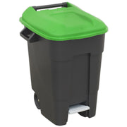 Sealey Refuse/Wheelie Bin with Foot Pedal 100L Green BM100PG Sealey - Dynamic Drive