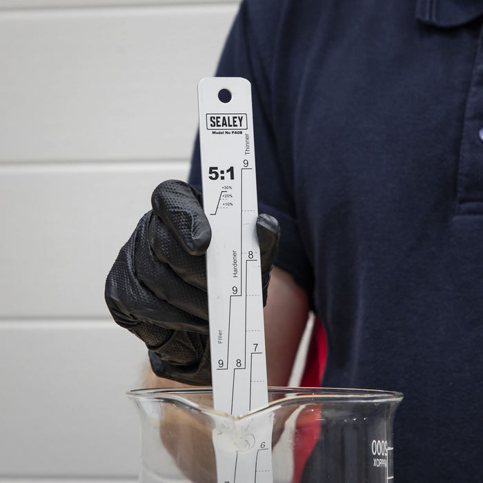 Sealey Aluminium Paint Measuring Stick 5:1/5:3 PA08 Sealey - Dynamic Drive