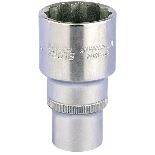 Draper Elora Deep Bi-Hexagon Socket, 1/2" Sq. Dr., 32mm 11940 Draper - Dynamic Drive