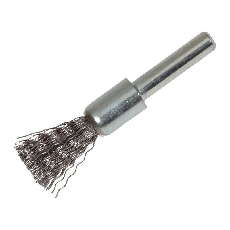 Lessmann End Brush with Shank 12 x 60mm, 0.30 Steel Wire Lessmann - Dynamic Drive