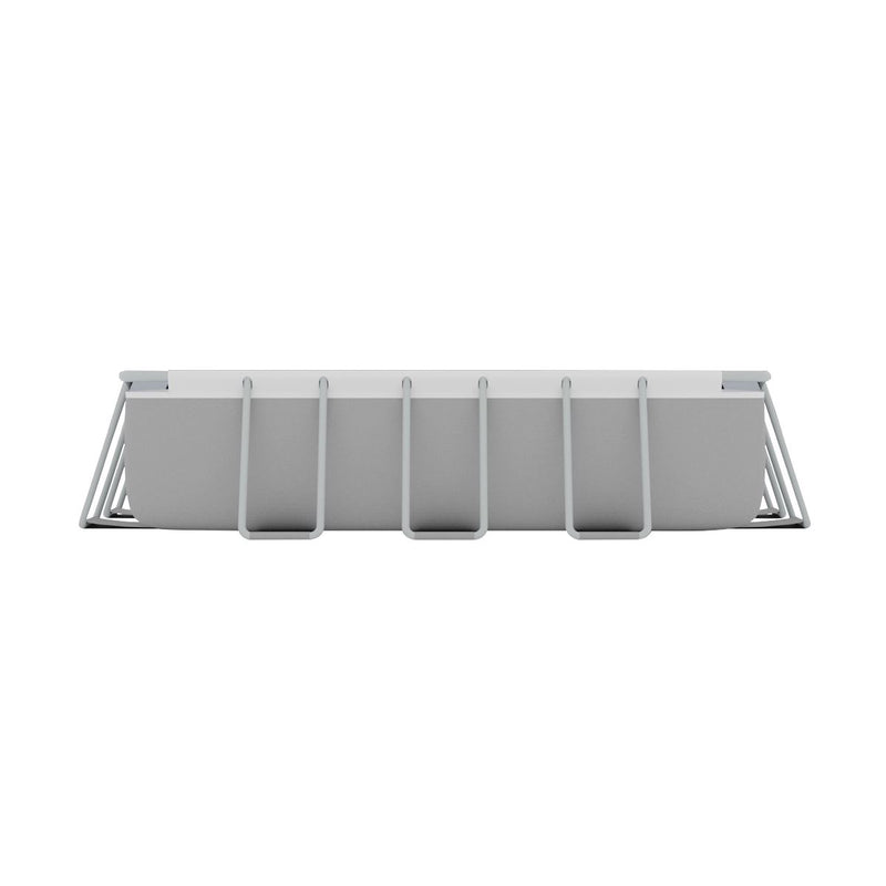 Dellonda Deluxe Steel Frame Swimming Pool with Filter Pump 13ft DL21 Dellonda - Dynamic Drive