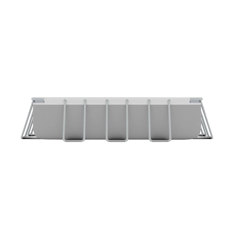 Dellonda Deluxe Steel Frame Swimming Pool with Filter Pump 13ft DL21 Dellonda - Dynamic Drive