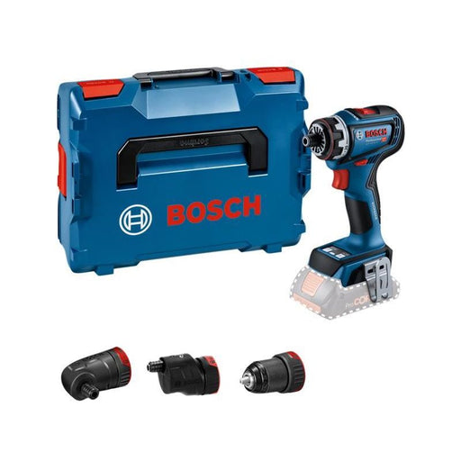 Bosch GSR 18V-90 FC Pro FlexiClick Drill Driver + 3 Attachments in Case 18V Bare Unit Bosch - Dynamic Drive