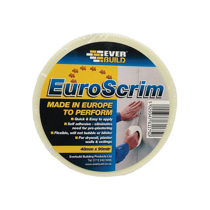 Everbuild Sika EuroScrim Tape 48mm x 90m Everbuild Sika - Dynamic Drive