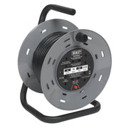 Sealey Cable Reel 15m 4 x 230V Thermal Trip BCR153T Sealey - Dynamic Drive