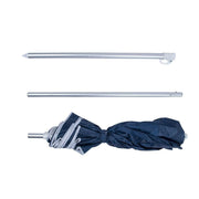Bo-Camp Parasol Compact 3 Pieces Polyester Dia 160cm Blue Bo-Camp - Dynamic Drive