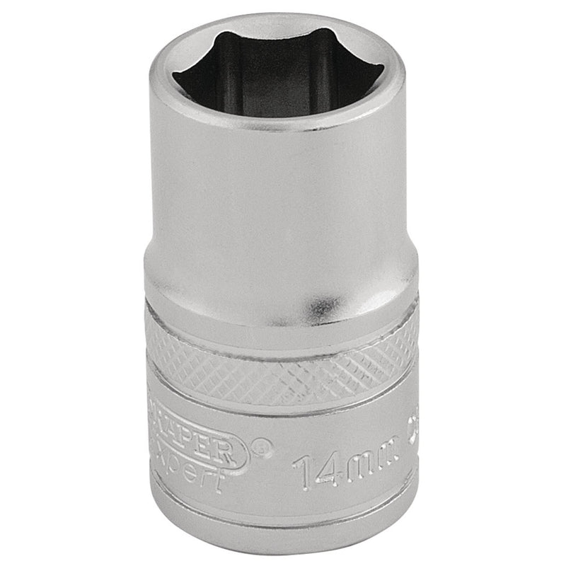 Draper 6 Point Metric Socket, 1/2" Sq. Dr., 14mm 16604 Draper - Dynamic Drive